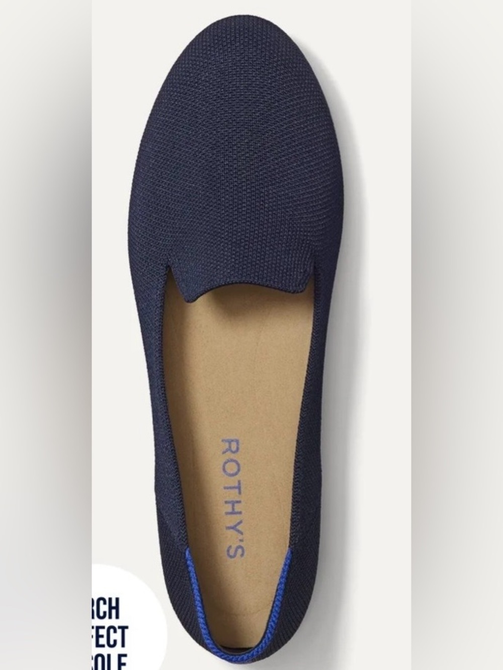 Rothy’s The Loafer Classic Navy Knit Flats